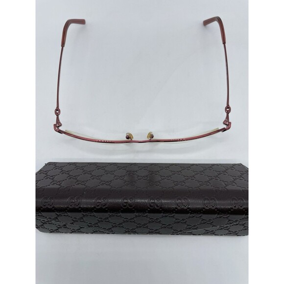 Gucci Eyeglasses 135 GG 2736 Q23 Women’s Burgundy/Bronze Italy Frame Only Rare - Picture 12 of 15
